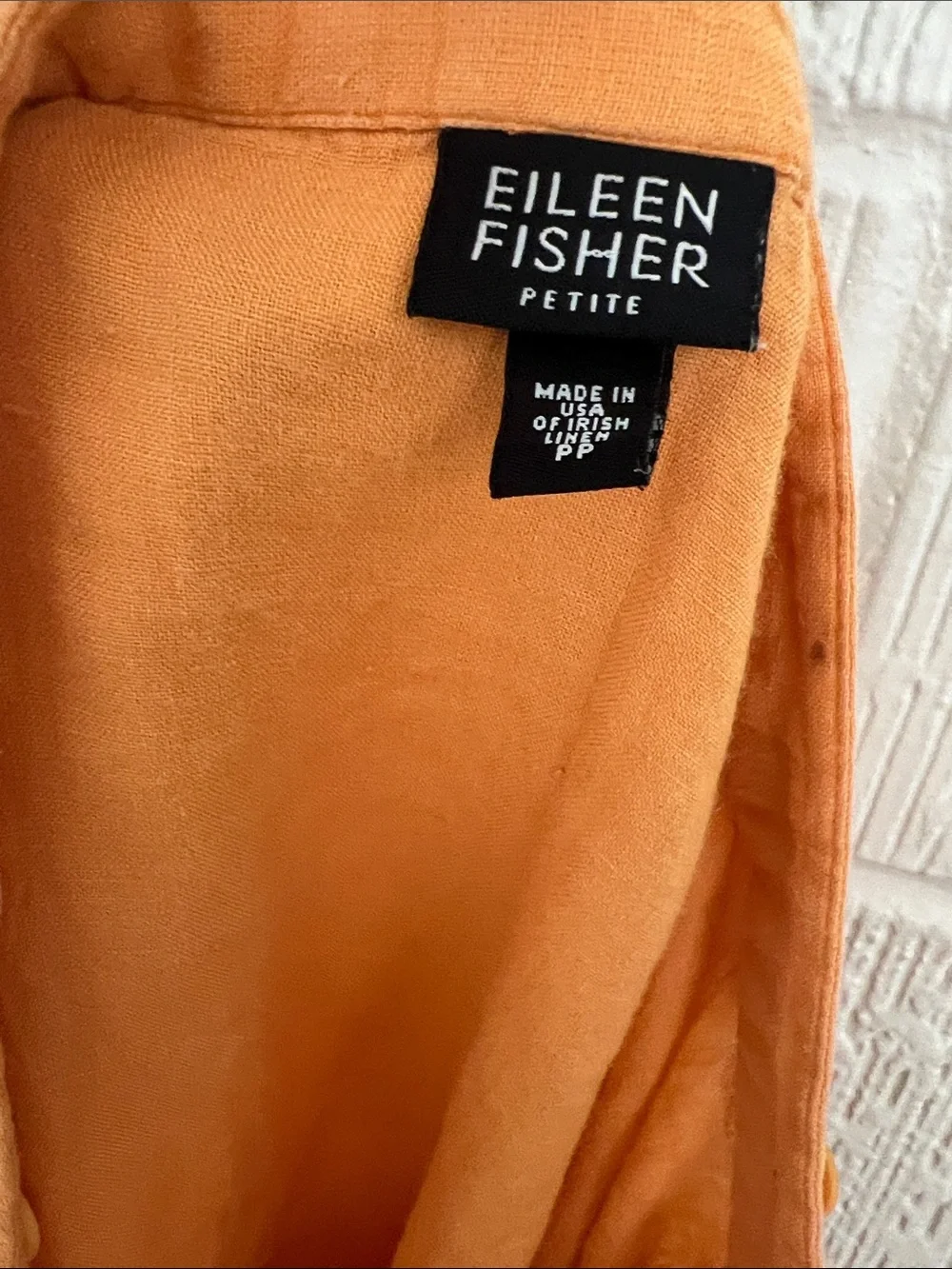 Eileen Fisher Mustard Yellow High-Low Linen Wrap Skirt